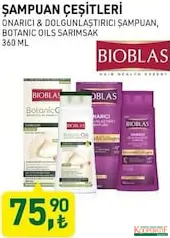 BİOBLAS BOTANİC OİLS SARIMSAKLI ONARICI & DOLGUNLAŞTIRICI ŞAMPUAN ÇEŞİTLERİ 360 ML